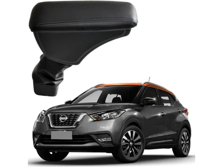 Apoio Descanso Encosto de Braço NISSAN KICKS - Preto  - 2016 a 2024